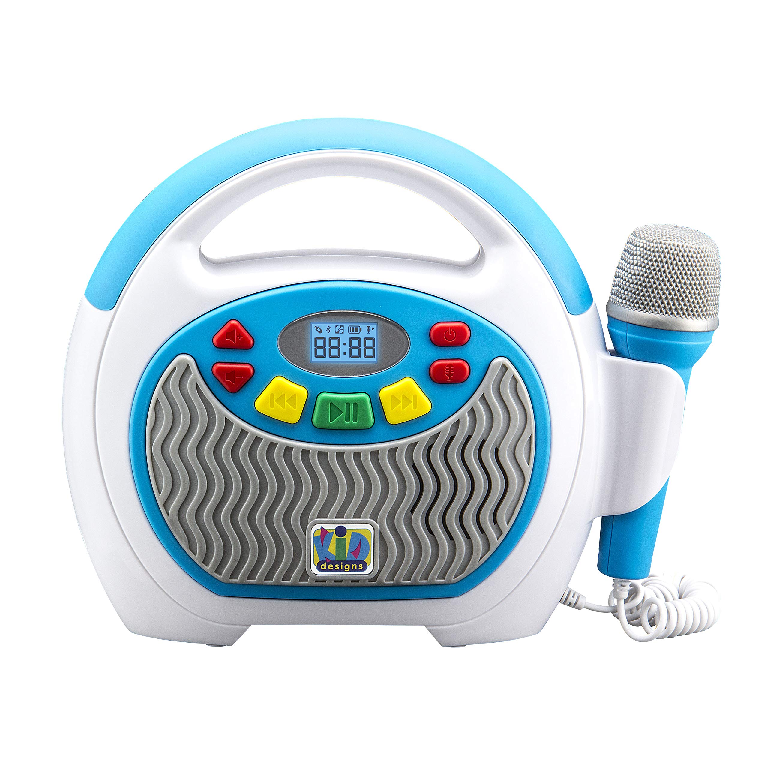 eKids Bluetooth Sing Along Portable MP3 Player Real Working Microphone Stores up to 16 Hours Music 1 GB Built in Memory USB Port to Expand Your Content Built in Rechargeable Batteries KIDdesigns商品画像