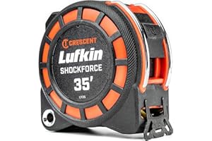 Lufkin 1-3/16" x 35' Shockforce™ G1 Dual Sided Tape Measure - L1135