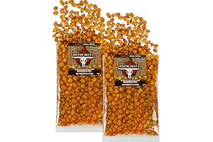 RUNNINWILD Delicious Crunchy BBQ Corn Kernels – Smoky Barbecue Roasted Corn Snack with a Soft Bite | Bold Flavor in Every Munch | Runnin’ Wild Korn Nutz, 1 lb (2 Bags, 8oz Each) | Big Flavor Snack for Game Day & More