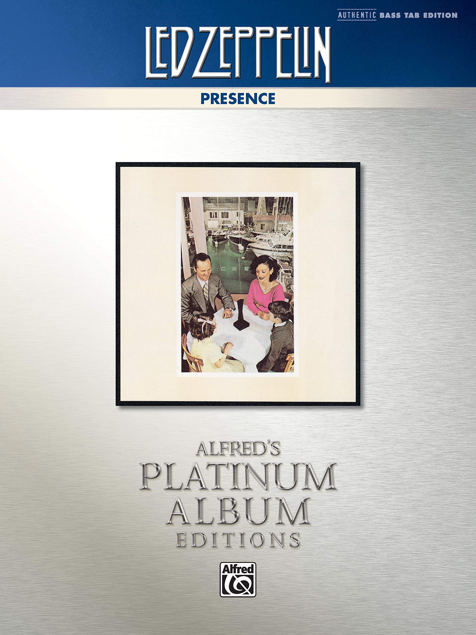 Amazon Com Led Zeppelin Presence Platinum Bass Guitar Authentic Bass Tab Alfred S Platinum Album Editions Led Zeppelin Books