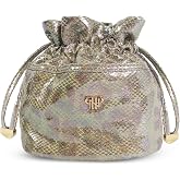 Ultra Jewelry Case &ndash; Travel Jewelry Organizer Convertible to an Evening Bag with 10 Clear Removable Pouches, 2 Snap Side Pockets &amp; Drawstring Closure &ndash; Featured in Oprah&rsquo;s Favorite Things (Leopard)