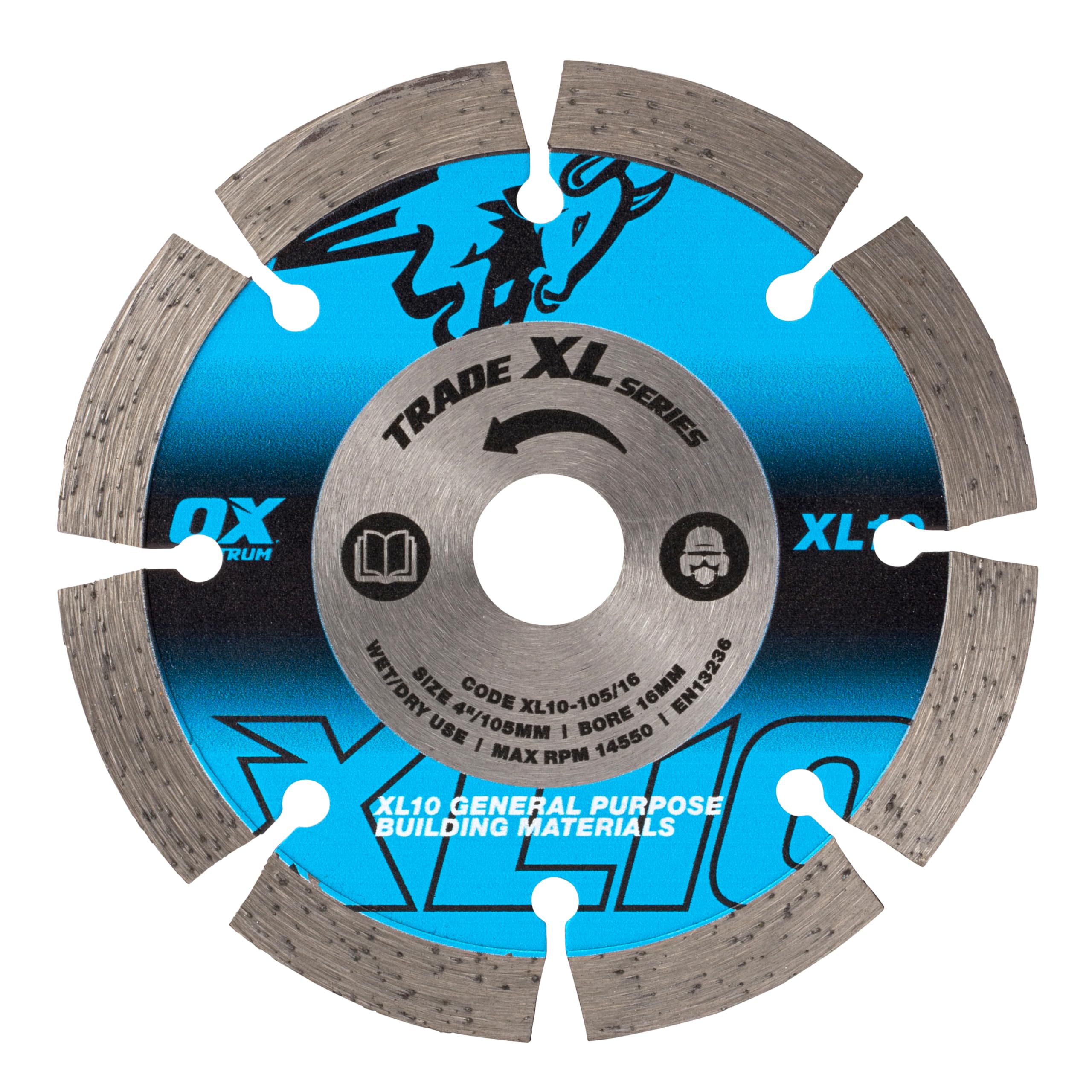 OX Trade XL-10 Segmented Diamond Blade - General Purpose - 105/16mm
