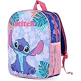 Disney Stitch Mini Backpack Girls Toddlers 12x9” Preschool Kindergarten Daycare Backpacks School Supplies Gifts for Girls (Stitch)