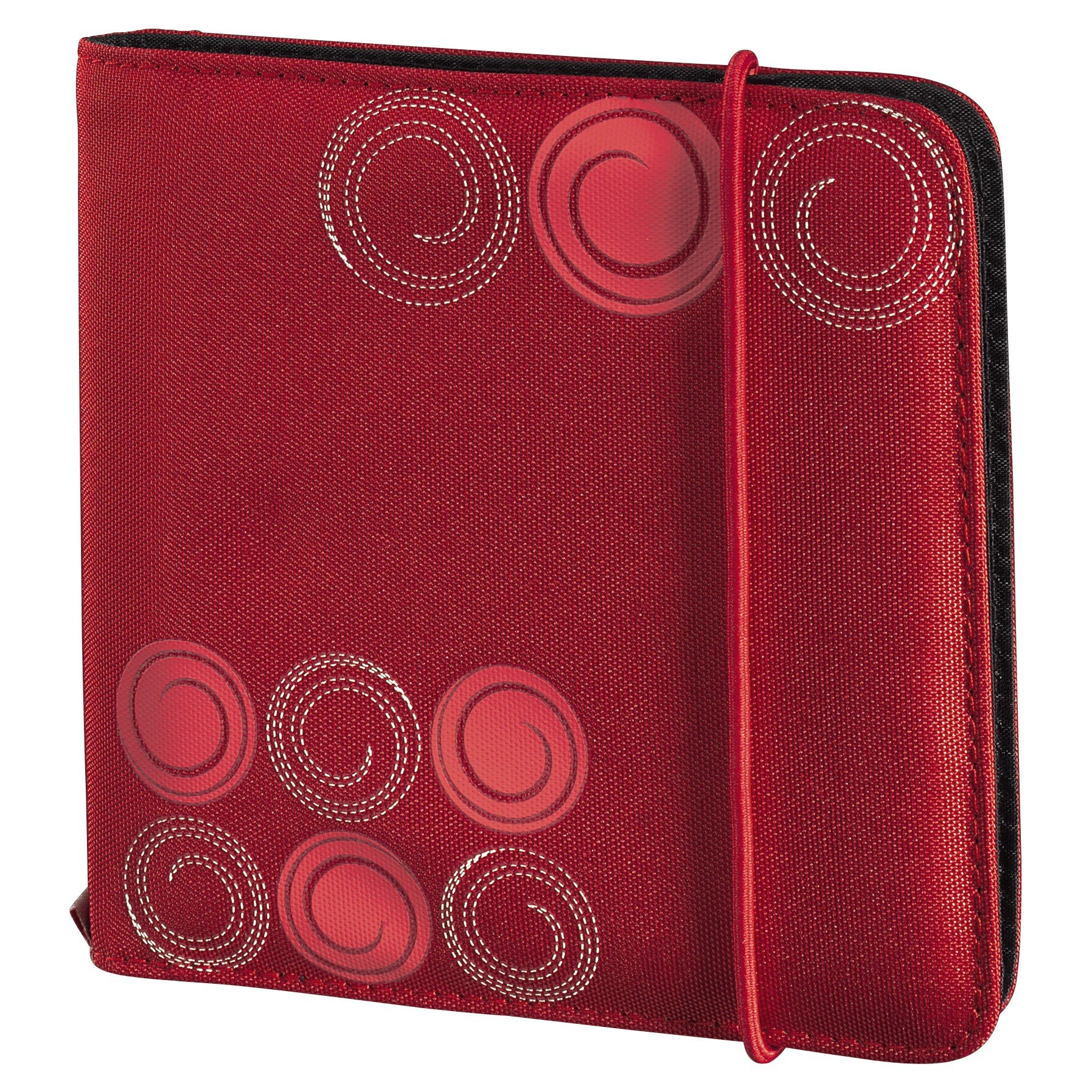 Hama "Up to Fashion CD Case for 24 Discs | Antistatic Sleeves | Red