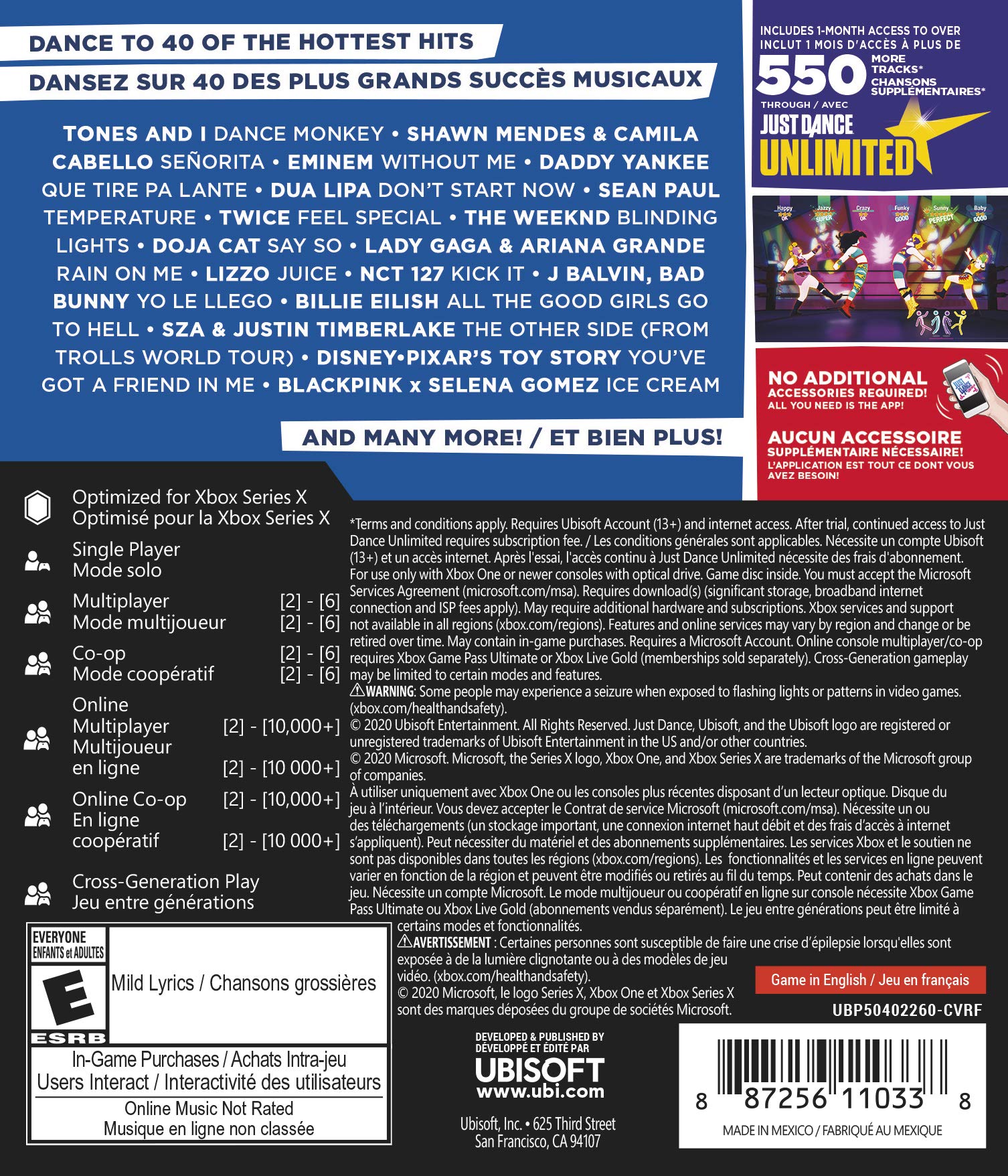 Just Dance 2021 Xbox Series X|S, Xbox One Just Dance 2021 Xbox Series X|S, Xbox One Xbox One PlayStation 4 PlayStation 5 Nintendo Switch