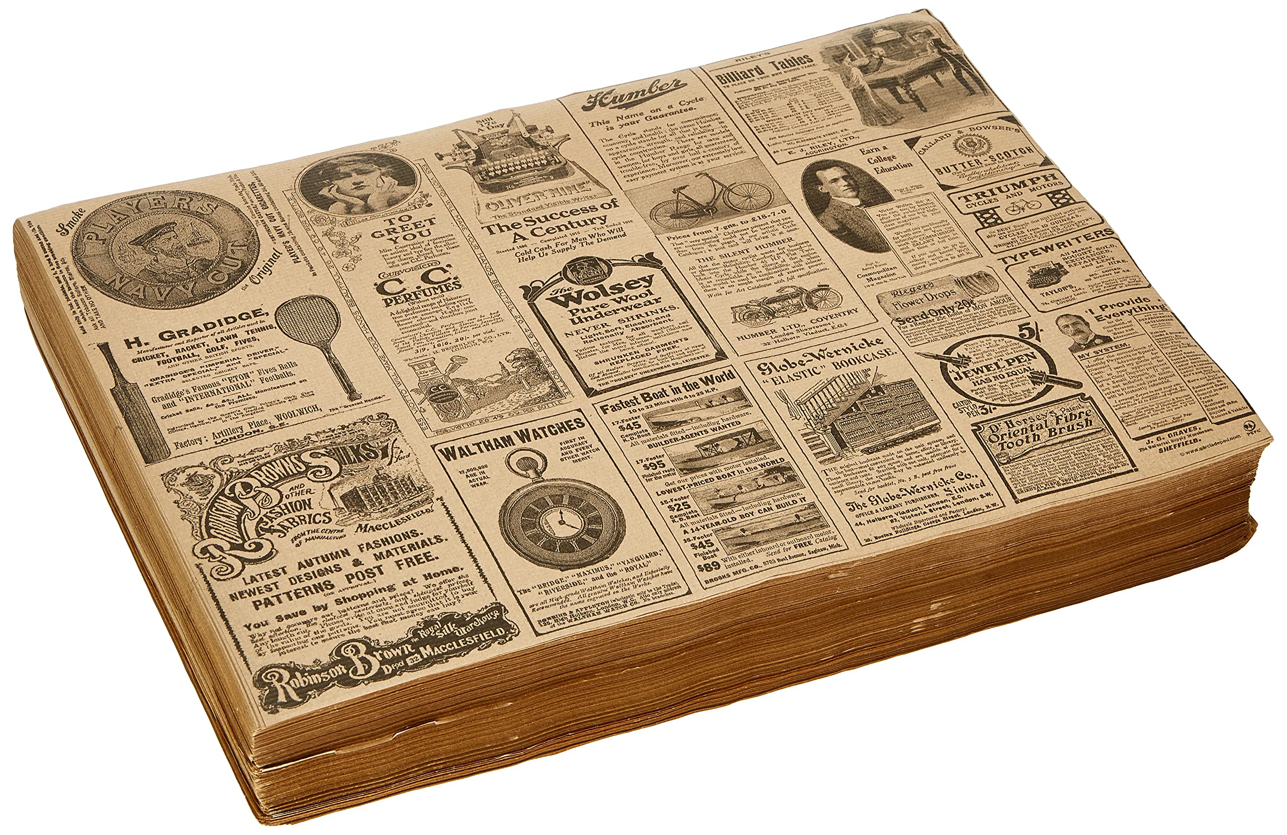 García de Pou Table Mats - Environmentally Friendly "Times" 48 Gsm 31X43 Cm Natural Paper