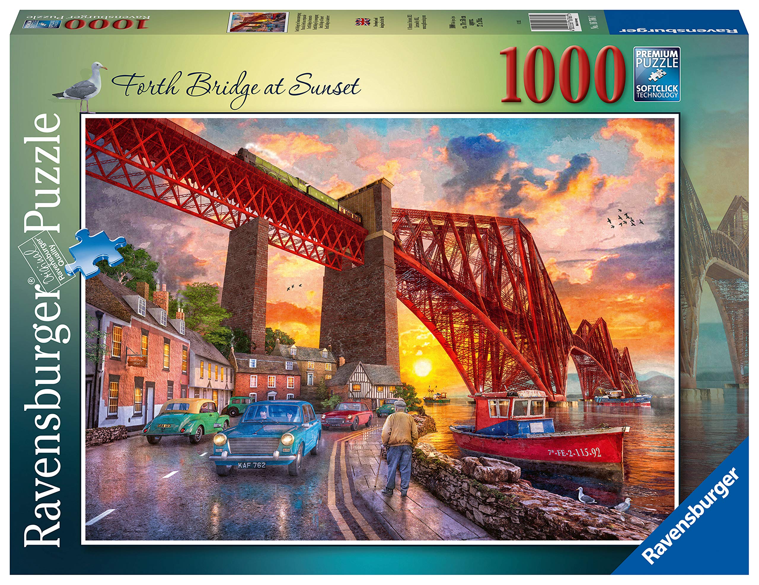 Ravensburger Forth Bridge at Sunset 1000 Piece Jigsaw Puzzle for Adults & Kids Age 12 Years Up