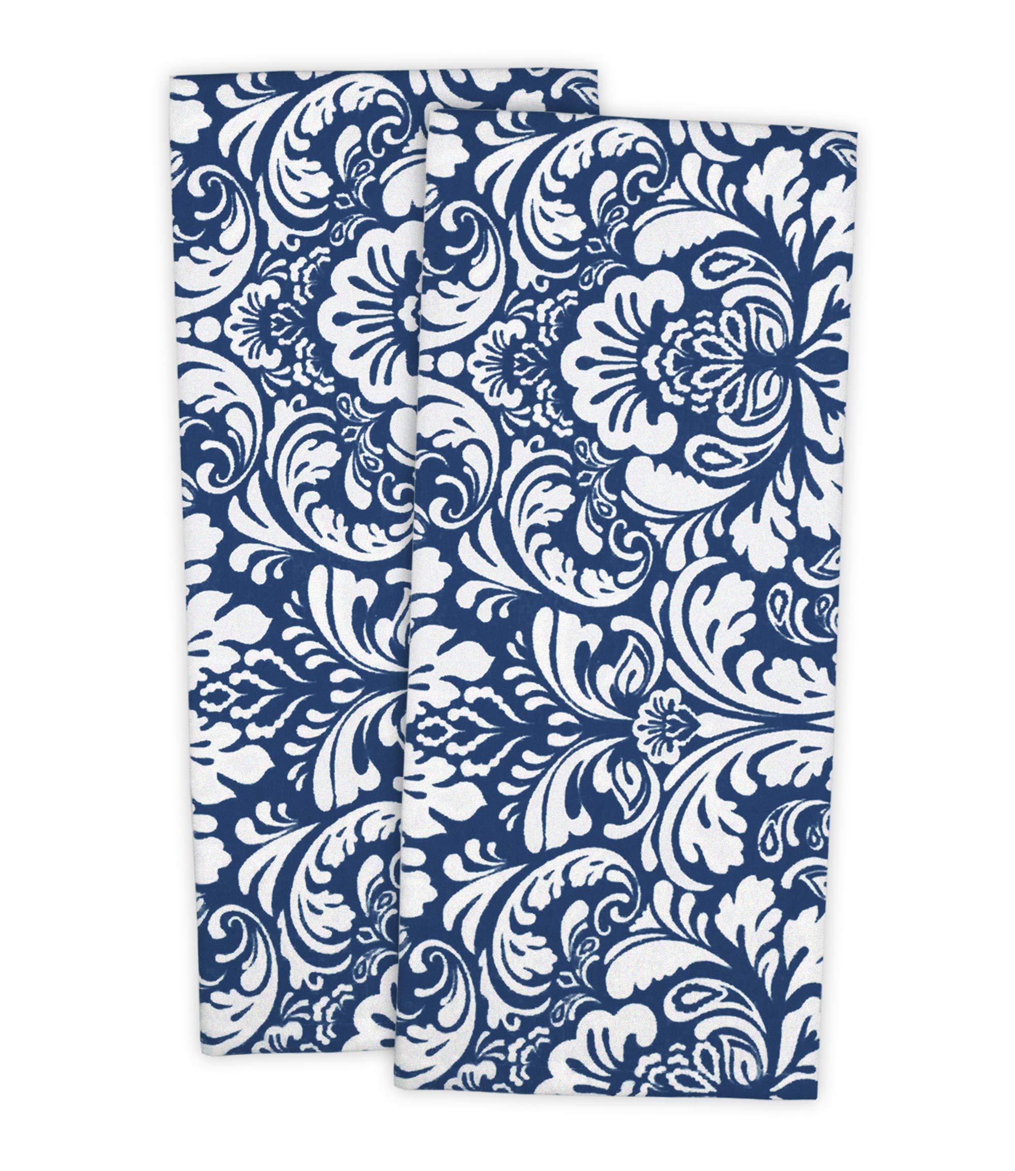DII Kitchen Collection, Cotton, Nautical Blue, Dishtowel, 18x28
