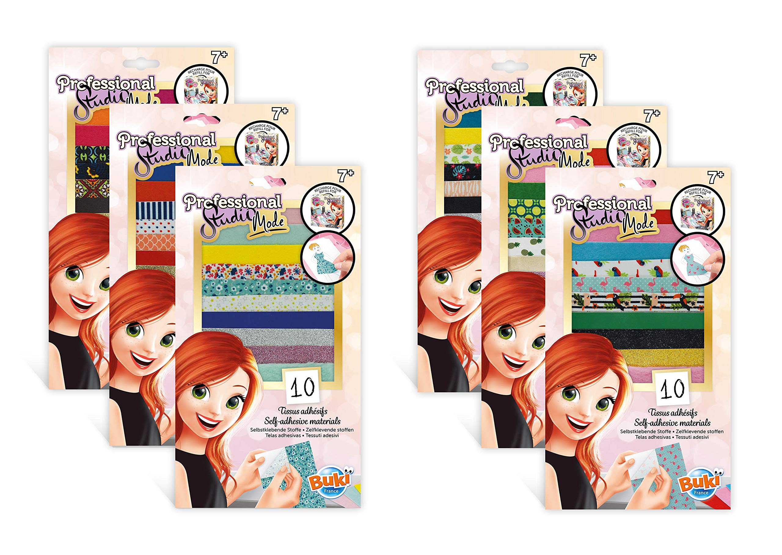BUKI France 5413 - Professional Studio Mode Refill - Pack of 6, Random Assortment of 10 coupons