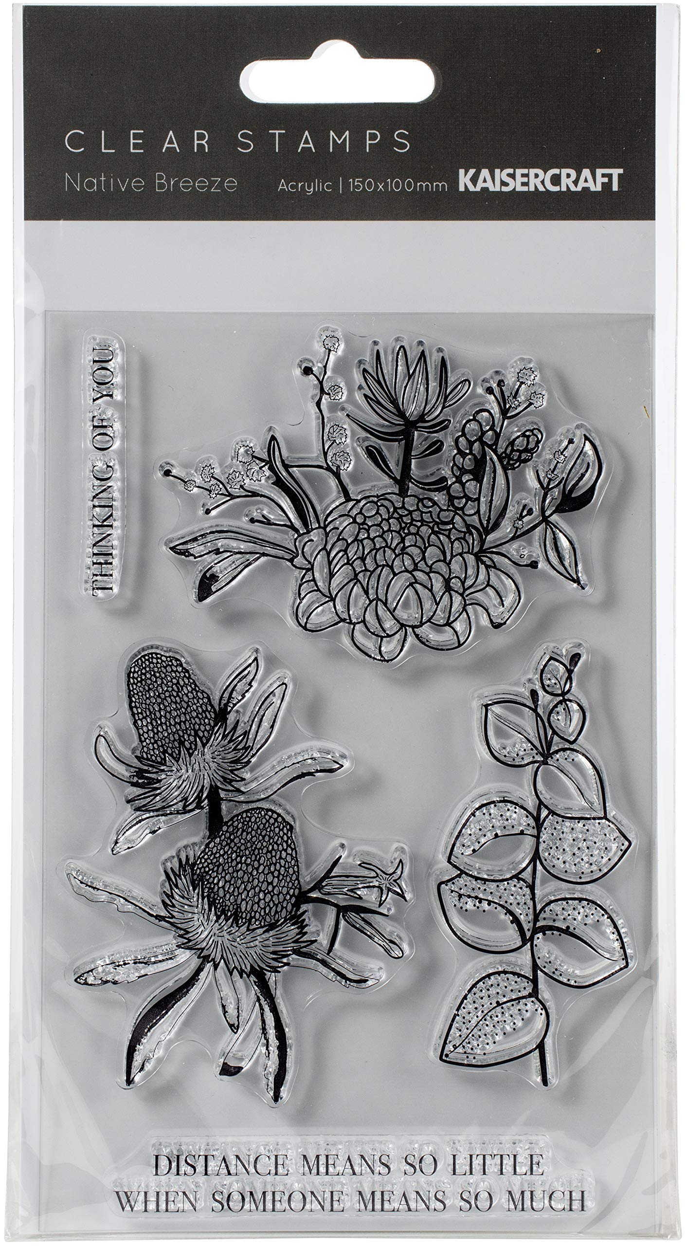 KAISERCRAFT PTY LTD (3PL) Clear Stamp BRZ, Native Breeze, One Size