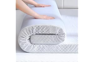 SINWEEK 3 Inch Gel Memory Foam Mattress Topper Full Size, Mattress Pad for Body Pressure Relief, Cooling Bed Topper with Breathable Soft Cover, CertiPUR-US Certified