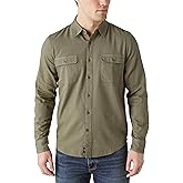 Lucky Brand Mens Lucky Brand Men's Lived-in Long Sleeve Utility Shirt