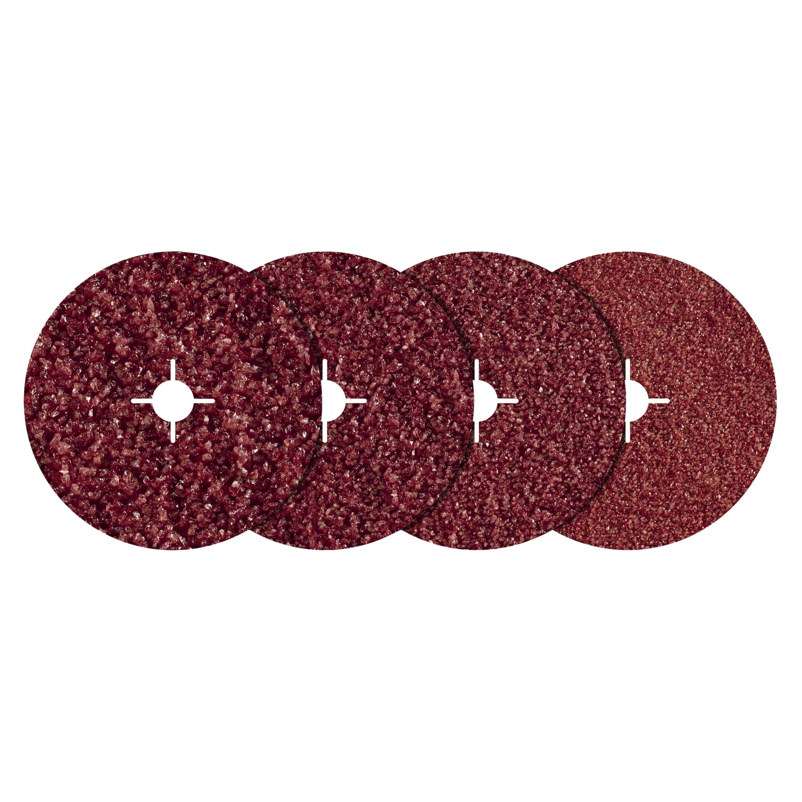 wolfcraft Fibre Sanding Disc Set 20 Pcs., for Metal I 2455000