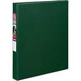 Avery Durable 3 Ring Binder, 1" Slant Rings, 1 Green Binder | For Daily School, Home and Office Use, Tear-Resistant Spine, DuraEdge Split-Resistant Sides, Linen-Textured Finish