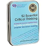 52 Essential Critical Thinking: Flash Cards for Problem Solving & Decision Making, Smart Games to Detect Cognitive Biases in 