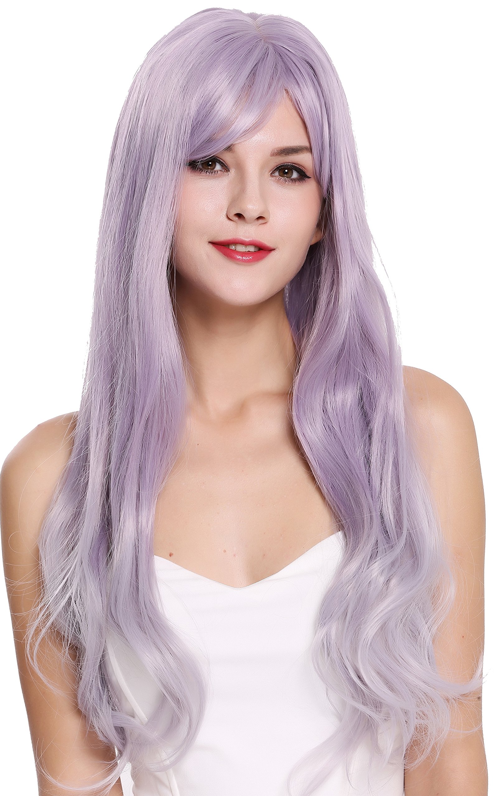 WIG ME UP - G8135T-2403T3904 Quality women's wig very long wavy purple violet lady lavender