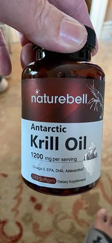 Krill Oil 1000mg Supplement, 240 Softgels