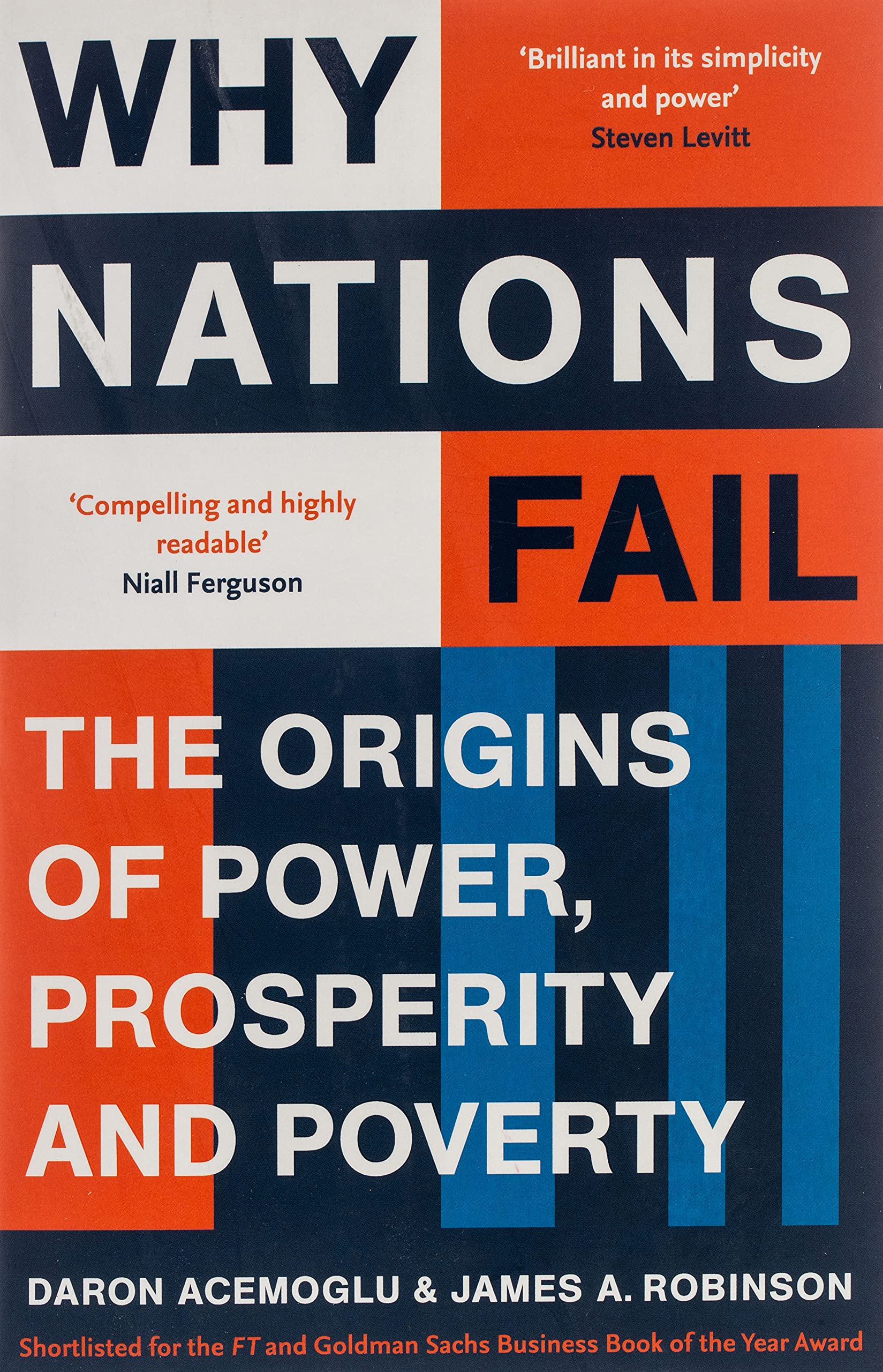 Amazon.fr - Why Nations Fail : The Origins of Power, Prosperity and Poverty  - Acemoglu, Daron, Robinson, James A. - Livres