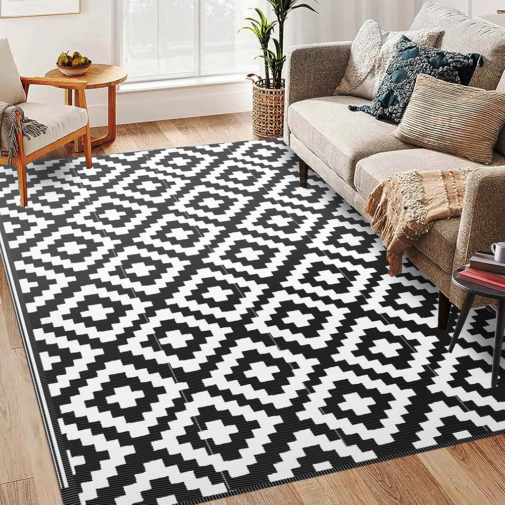 Albert Austin Large Outdoor Rug 150x250cm UV Resistant Waterproof Mat