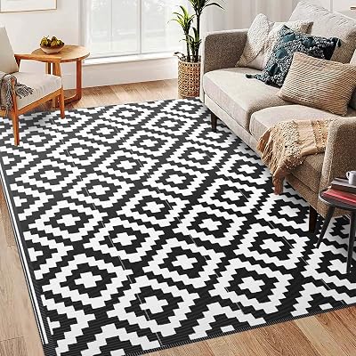 Albert Austin Large Outdoor Rug 150x250cm UV Resistant Waterproof Mat