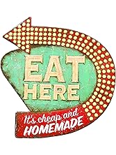 Creative Tin Eat Here Retro Wall Decor