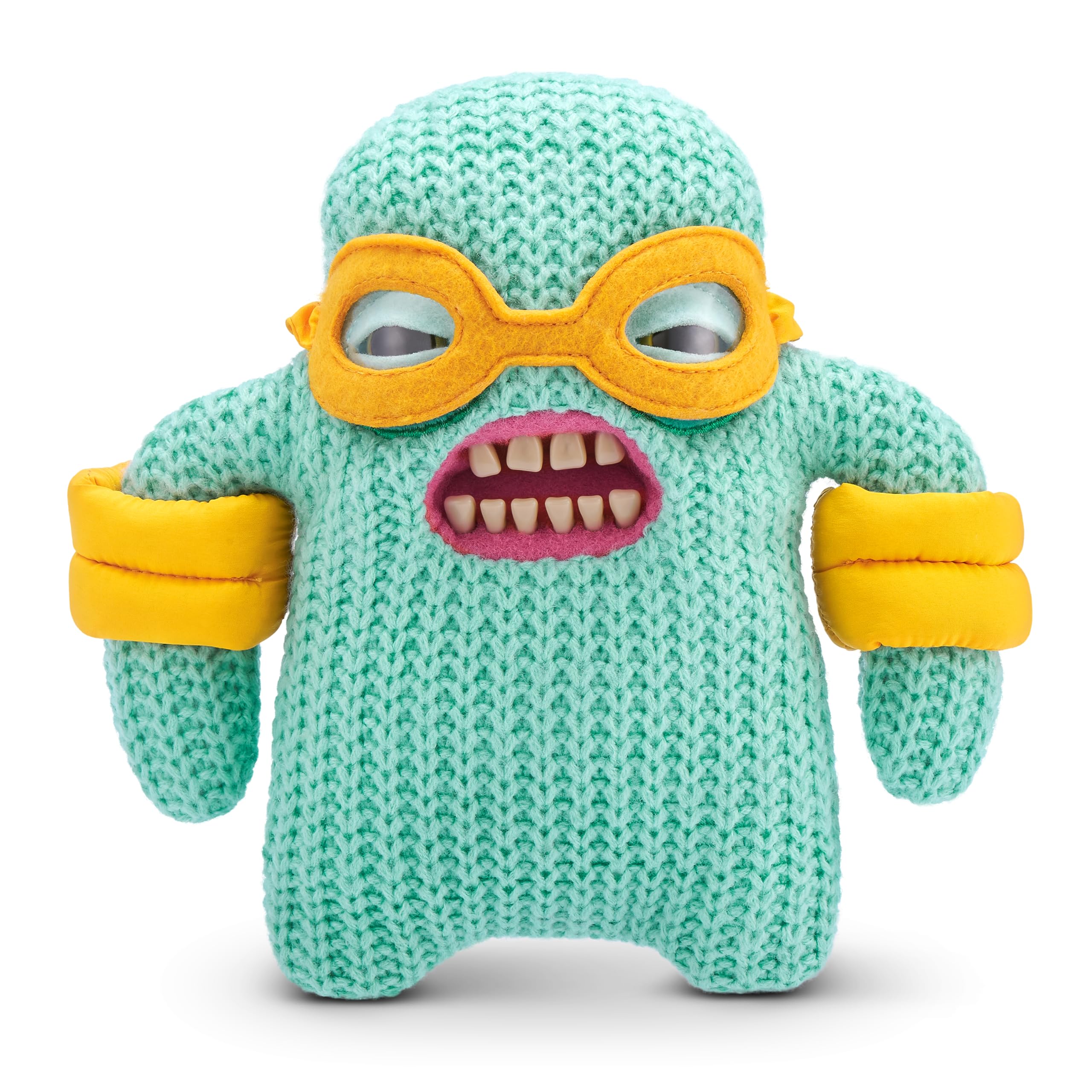 Fuggler Vacay Vibes 9-inch by ZURU, Funny Ugly Monster Plush Toy, Soft Doll Plushies for Kids and Adults (Mr Needles)