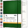 Roterunner Purpose Planner Notebook B5 7.5”x9.8” Undated Planner 2025 Daily Weekly and Monthly Productivity Goal Setting Tool for Work Home ADHD Planner for Adults Self Care Journal