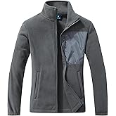 GIMECEN Women's Full Zip Soft Polar Fleece Jacket Outdoor Recreation Coat with Pockets Long-Sleeve Comfortable Outerwear