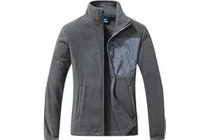 GIMECEN Women's Full Zip Soft Polar Fleece Jacket Outdoor Recreation Coat with Pockets Long-Sleeve Comfortable Outerwear