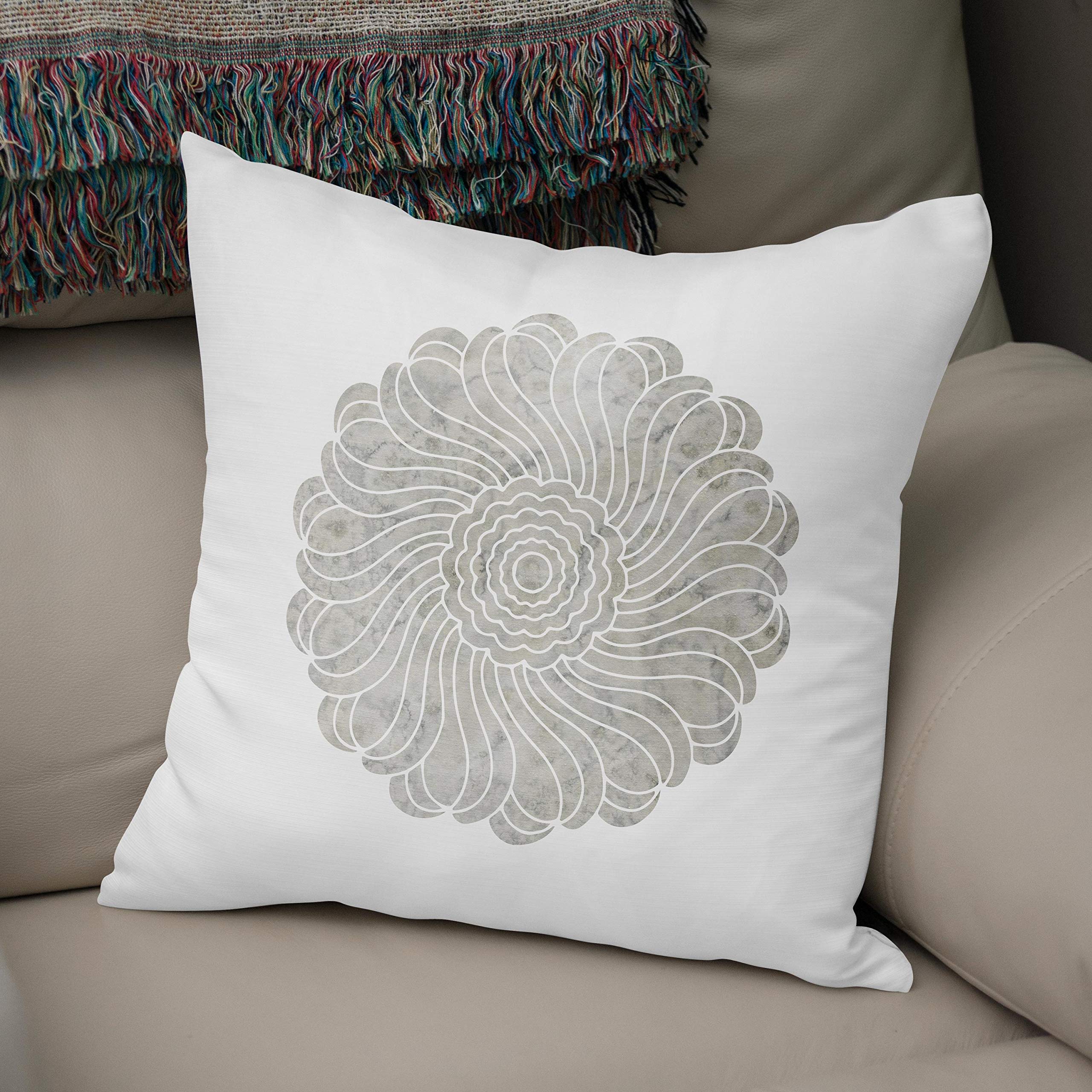 Bonamaison, Decorative Cushion Cover - 50% Cotton 50% Polyester - 43x43cm - Designed and Manufactured in Turkey