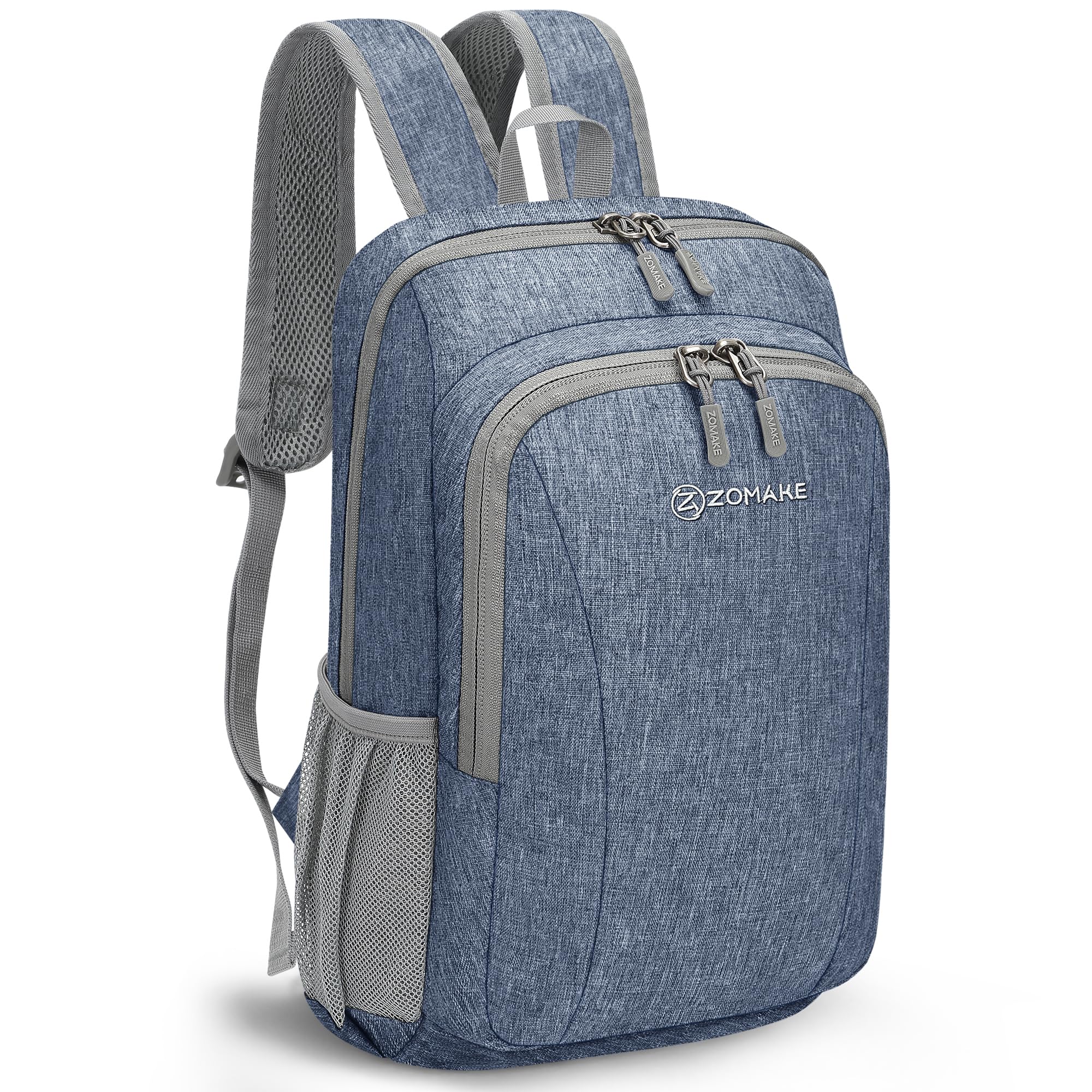 ZOMAKE Small Backpack,10L Lightweight Rucksack for Men Women, Small Hiking Back Pack, Travel Walking Running Daypack Light Bag (Sapphire Blue)