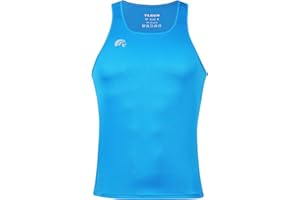 TLRUN Men's Running Tank Top Ultra Lightweight Marathon Singlet Shirts Dry Fit Workout Sleeveless T-Shirt