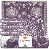 Manduka | Yogitoes Hot Yoga Mat Towel | Geija Purple | 71 x 24 in | Sweat Activated for Instant Grip, Slip Free, Patented Silicone Nubs Anchors to Mat, Quick-Drying, Durable, Ideal for Hot Yoga
