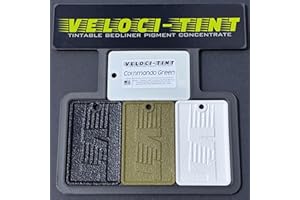 VELOCI-TINT VelociTint Bedliner Pigment Concentrate 2oz Pouch for 2K Urethane Tintable Bed Liner 200+ Colors Available (Commando Green)
