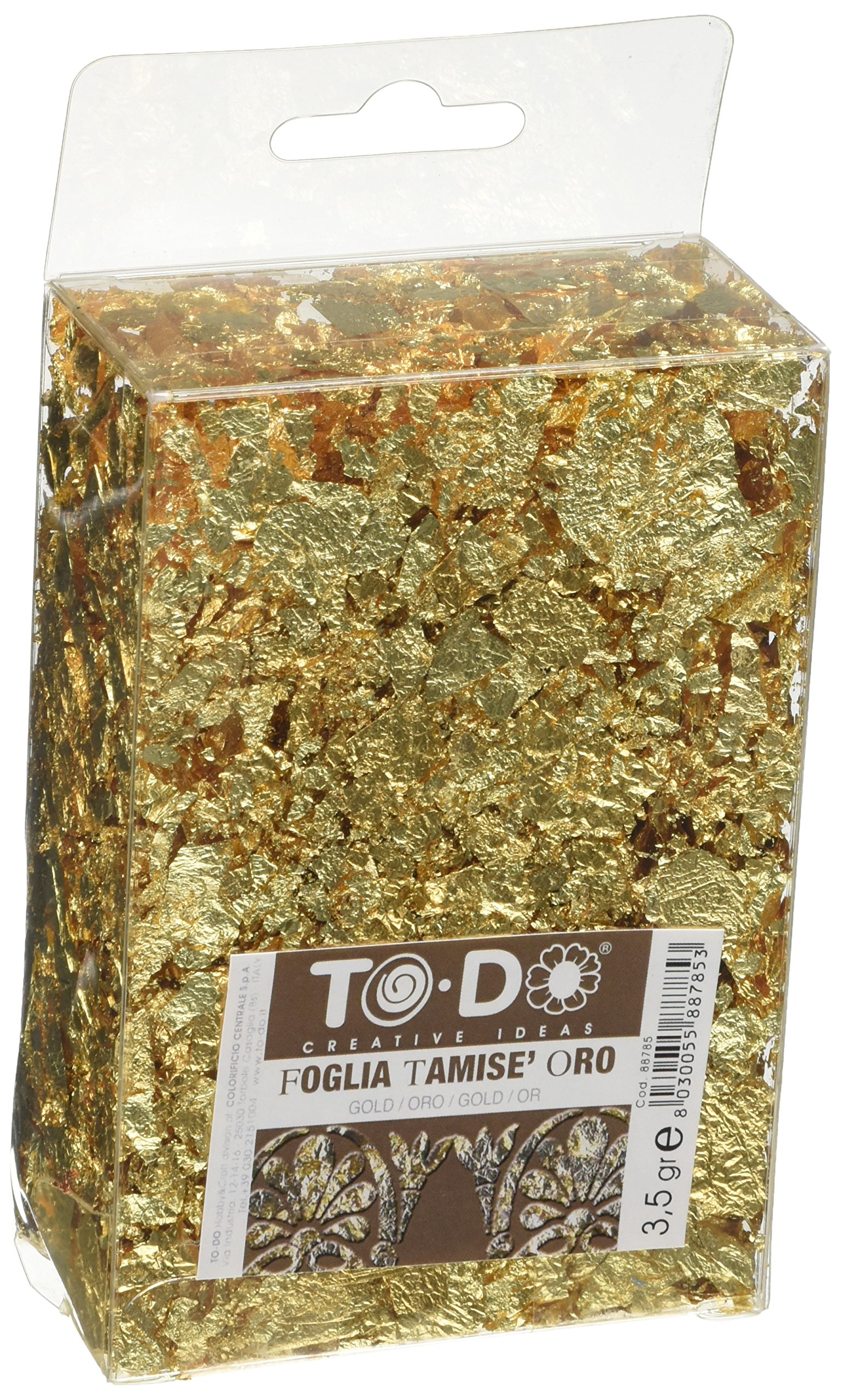 TO-DO 88785 Tamise 3.5 gr, Synthetic Fibres, Gold, 8 x 4 x 15 cm