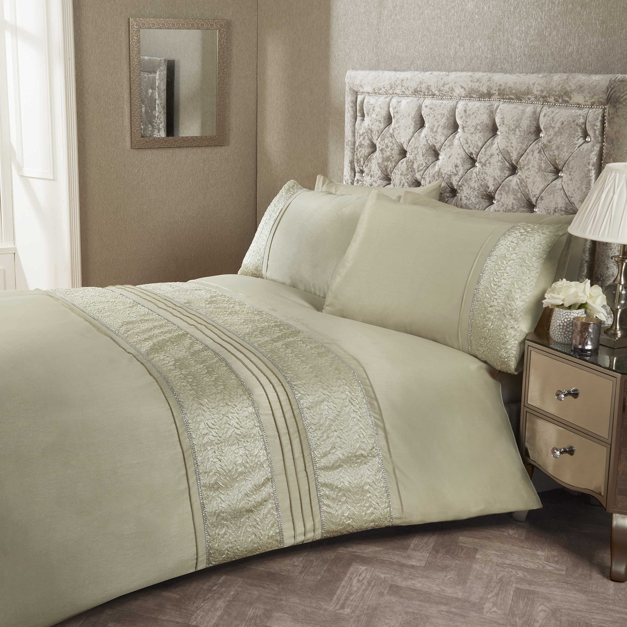 Rapport Aurora Duvet Set, Polyester-Cotton, Gold, King