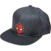 Marvel Comics Mens Spiderman Character Costume Embroidered/Printed Snapback Flatbrim Baseball Cap Hat