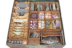 TowerRex Board Game Organizer for Arkham Horror 3rd Edition Board Game Box, Arkham Horror 3rd Edition Board Game Storage Insert Accessory for Only Base Game