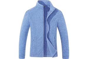 MAGCOMSEN Fleece Jacket Women Zip UP Lightweight Soft Polar Warm Winter Jackets for Women with Pockets Outdoor Hiking