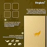 Dingbats Wildlife Plain Journal A5 Vegan Leather Hardcover Notebook view 2