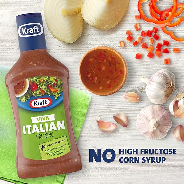 KRAFT VIVA ITALIAN DRESSING, 16 FL OZ BOTTLE