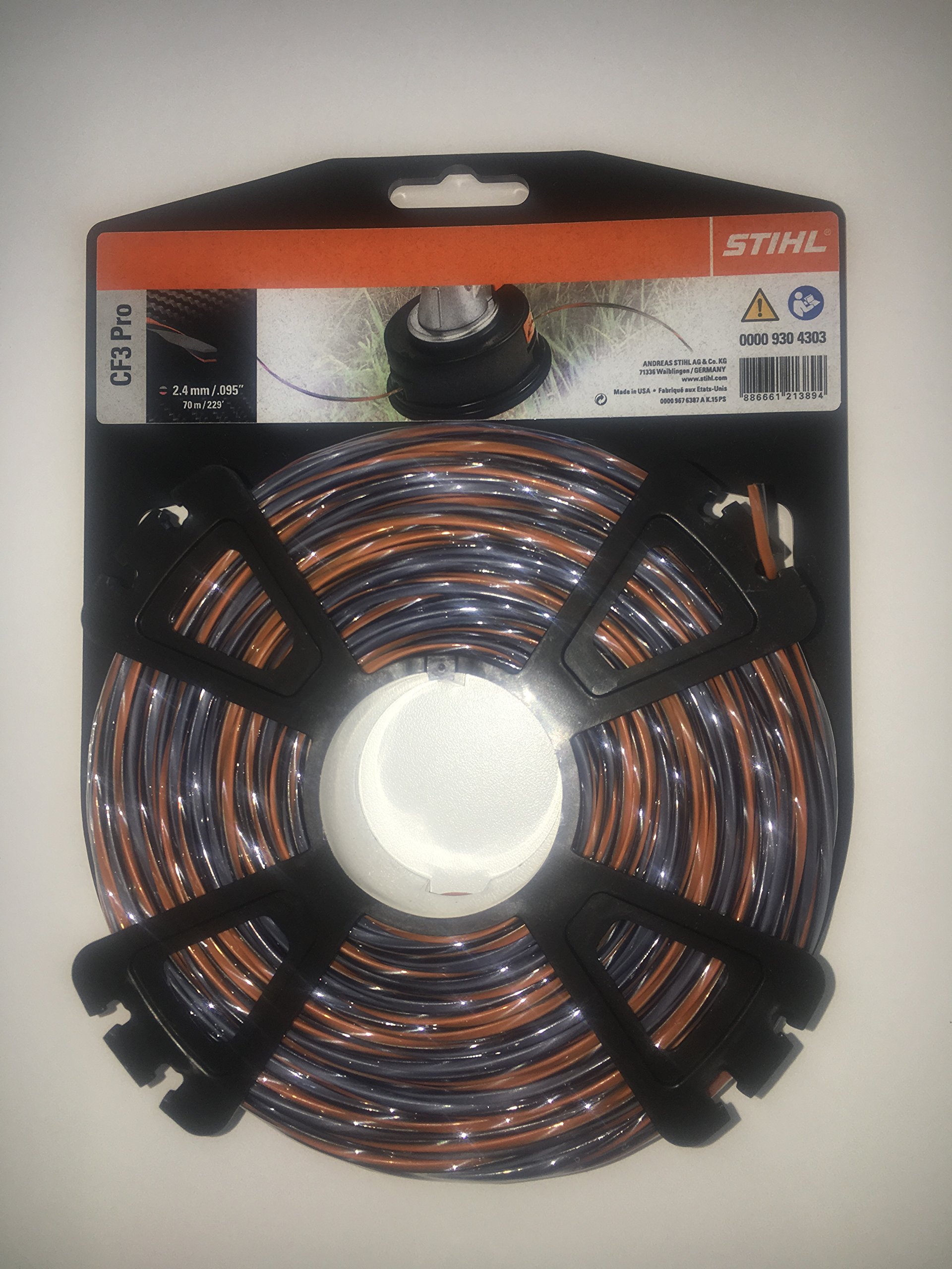 Stihl Genuine 9304303 Pro High Tech Nylon Line 2.4mm 70m
