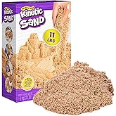 Kinetic Sand, 11lb (5kg) Natural Brown Play Sand for Arts and Crafts, Sandbox, 鶹 Exclusive (Packaging May Vary), Moldabl