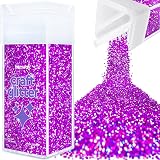 Hemway Purple Holographic Glitter Shaker 130g Fine for Resin Epoxy Craft