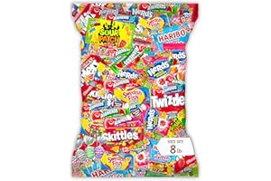 MUNCHBOX Bulk Candy Variety Pack - 8 lb Candy - Candy Bulk Individually Wrapped Candy- Halloween Candies - Trick Or Treat Candies - Piñata Filler Stuffers - Pinata Candy Stuffers - Candy Party Favors