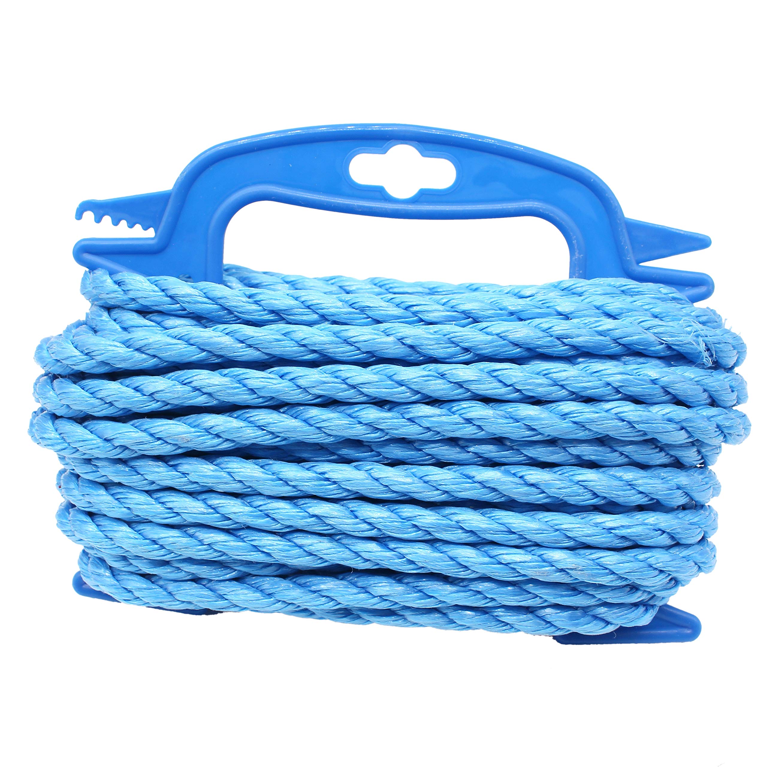 EAI Blue Rope General Purpose Polypropylene 10mm Diameter x 10 Metre Length On Handy Winder