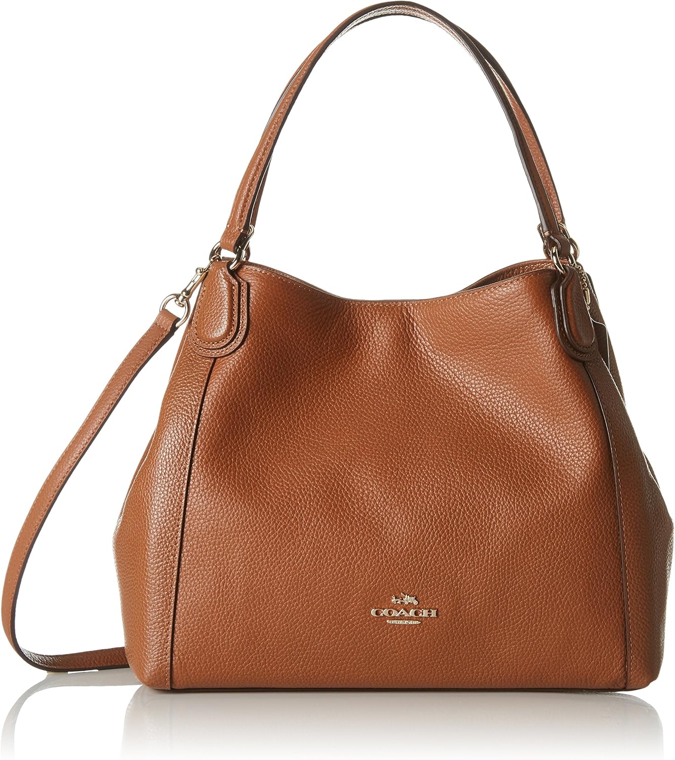 Coach Damen Edie 28 Schultertasche, Braun (Saddle), 14x28x36 cm: Amazon ...