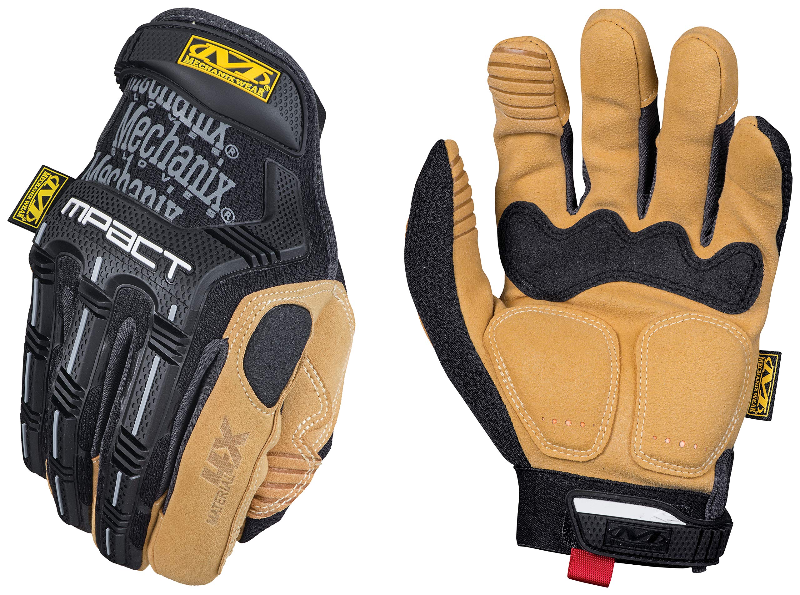 Mechanix Wear - Material4X M-Pact Gloves (Small, Black/Brown)