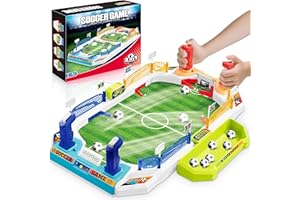 RIANEAN Mini Soccer Board Game for Kids, Birthday Christmas Soccer Gifts for 3 4 5 6 7 8-12 Year Old Boys, Football Table Toys, Pinball Interactive Sports Game for Indoor, Home Party, Family, Playroom, Travel