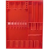 TOOL SORTER Screwdriver Organizer, Red